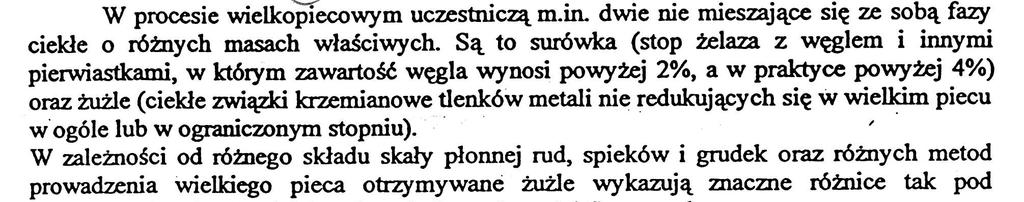 AKADEMIA GÓRNICZO HUTNICZA VIII. Żużle wielkopiecowe.