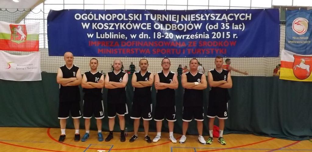 Stoją od lewej: Alfred Langos, Jakub Grodziski, Jakub Siepkowski, Mariusz Zając, Grzegorz Dusza, Maksym Chardykow, Dariusz Łaszczewski. 45.