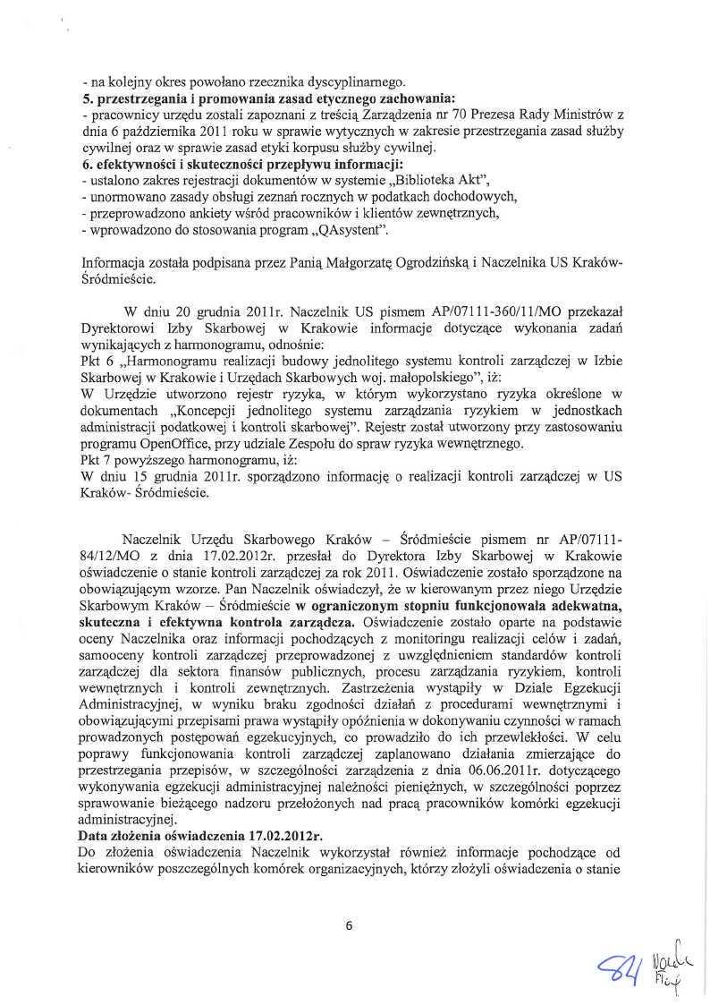 - na kolejny okres powołano rzecznika dyscyplinarnego. 5.
