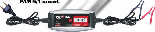 PIROTEC PA 6/1 7 pr¹d ³adowania 6 V / 12V max 6A akumulatorów 15-80Ah 7 diody wskazuj¹ce poziom EAN: 5907528330495 ZASILACZ