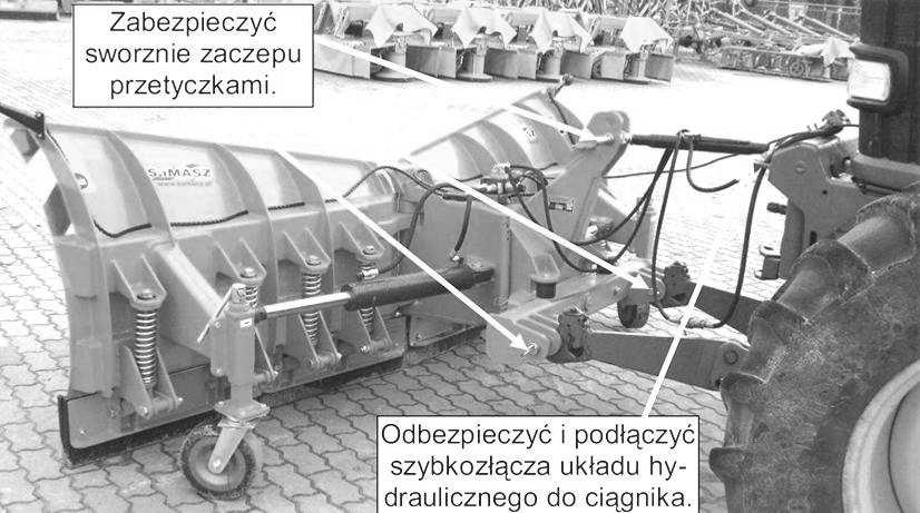 wskazane jest, aby ciągnik był wyposażony w urządzenie umożliwiające jazdę do tyłu tzw.