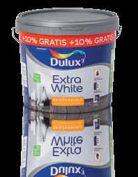 nr OBI 229993 1 wydajność do 13 m 2 /l Dulux Extra White 10 l + 10%