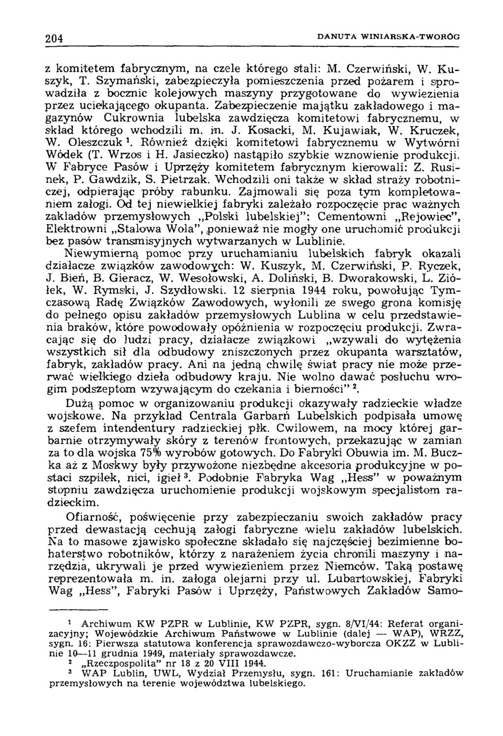Danuta Winiarska Tworog Odbudowa I Upanstwowienie Przemyslu Lublina Pdf Free Download Danuta Winiarska Tworog Odbudowa I Upanstwowienie Przemyslu Lublina Pdf Free Download