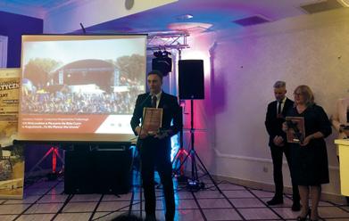 Fot. Urząd Miejski w Augustowie Kultura, turystyka i sport Grad nagród dla Augustowa w konkursie na Najlepszy Produkt Turystyczny etap regionalny Certyfikat Najlepszego Produktu Turystycznego