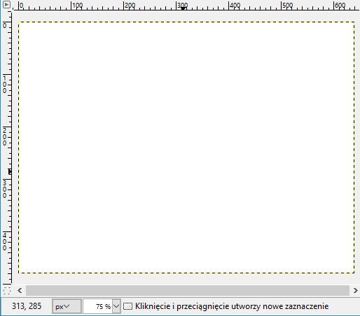[7/34] GIMP Rysunek 14. Trójkąty wyświetlane na linijkach Selekcja Narzędzia selekcji służą do zaznaczania obszaru obrazu, który będzie poddawany modyfikacjom. Operacje edycji rysunku, czyli np.