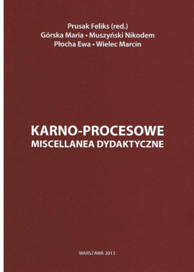 Nakładem Wydawnictwa TONGRAF ukazała się publikacja pod redakcją Pana prof. dr. hab.