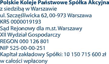 CENTRALA Departament Zakupów i Administracji ul. Szczęśliwicka 62 00-973 Warszawa Tel.