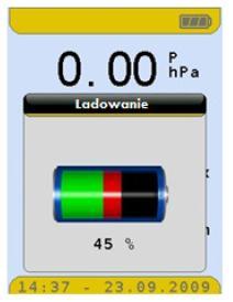 8 Akumulator Manometr elektroniczny S4600 jest wyposażony w akumulator litowo-jonowy. Jego żywotność jest zależna głównie od obsługi podczas ładowania i korzystania z urządzenia.