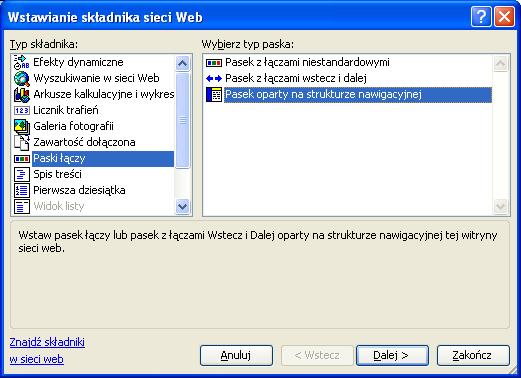 Umieszczam kursor w komórce tabeli: drugi wiersz pierwsza kolumna 5.