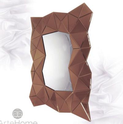 Stolik kawowy szklany Isconti Clear Mirror, 2590pln Piękny lustrzany stolik kawowy o geometrycznych kształtach, starannie wykończony z lustrzanych elementów o delikatnej fazie.
