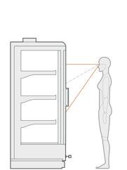 metal bumper digital thermometer expansion valve hinged doors PL WYPOSAŻENIE STANDARDOWE frozen version available dostępna wersja mroźnicza temp. stability on each level temp.