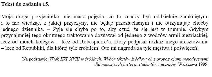 Zadnie badało chronologię powstań narodowych, znajomość wydarzeń z okresu tych powstań oraz umiejętność analizy i interpretacji treści mapy. umiarkowanie trudne.