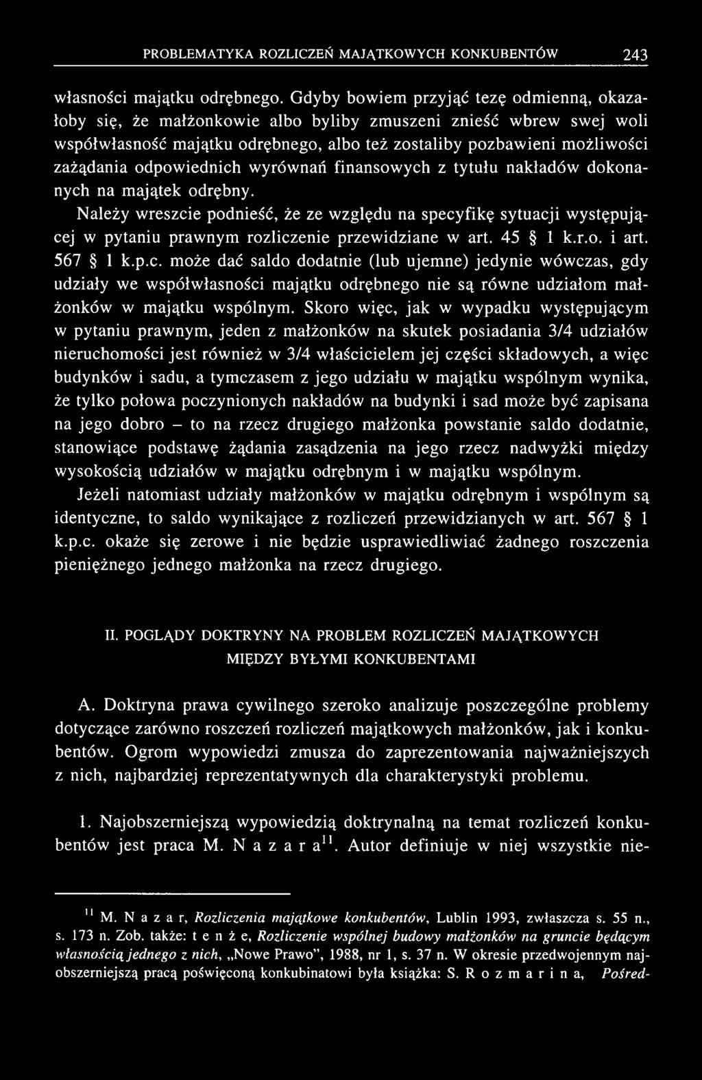 w łasności m ajątku odrębnego.