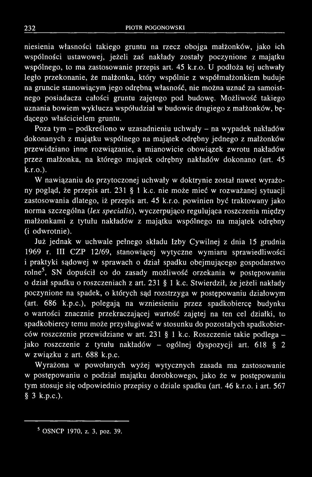 gruntu na rzecz ob