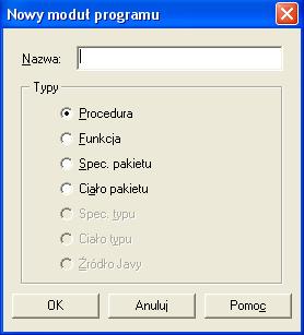 Biblioteki PL/SQL Projektowanie i implementacja systemów informatycznych Oracle Forms Builder umożliwia tworzenie bibliotek PL/SQL, które mogą być następnie wykorzystywane (dołączane) w formularzach