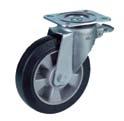 190 K-R-134 200W 200 26 2 135x105 110/x85/75 11 235 K-R-135 250W 250 65 0 175x140 135/145x/110 11 283 Kółko KPS-SG skrętne Koło skrętne ze stlową pistą, opon z pełnej gumy, łożysko igiełkowe, głowic