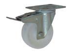 KPW-PP stłe Koło stłe wykonne z polipropylenu, z łożyskiem igiełkowym * Symol Model N x /*x /* K-R-180 80S 80 70 102x84 80/70x60/50 9 105 M K-R-181 S 80 102x84 80/70x60/50 9 128 K-R-182 125S 125 34