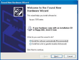 Problem: (Dotyczy tylko systemu Windows) Został wy wietlony ekran Kreator dodawania sprz tu. Rozwi zanie: Anuluj wszystkie ekrany.