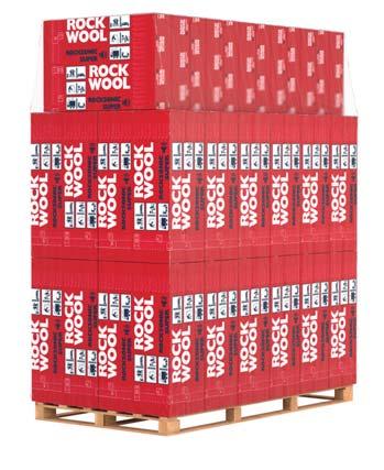 ROCKSONIC SUPER Płyty ze skalnej wełny do izolacji akustycznej. Kod wyrobu: MW-EN 362-T2-WS-WL(P)-AFr7-AW0,80-MU grub. 50-99 mm MW-EN 362-T2-WS-WL(P)-AFr7-AW,00-MU grub.