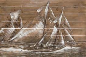 ława drewniana okuta metalem 120x70x46 cm [94436] 1111 * /szt.