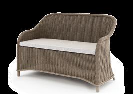 ROYAL GRAY COLOR UPHOLSTERY 140 cm sofa