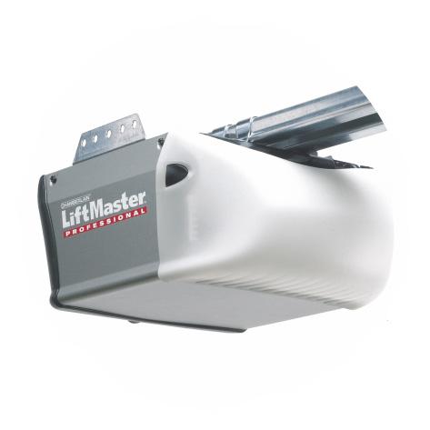 AUTOMATYKA MODELE Automat do bram garażowych LiftMaster LM 5580 K-TX z szyną 2300 mm motoreduktor prądu zmiennego system łagodnego startu/zatrzymania napęd łańcuchowy przycisk ścienny podświetlany