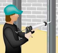 3Zastosowanie taśmy Dow Corning PanelFix Tape * Zastosowanie taśmy Dow Corning PanelFix Tape jest konieczne w celu uzyskania skutecznego połączenia płyt w warunkach budowy.