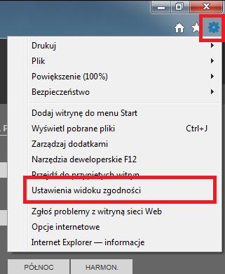 przypadku pracy w systemie Windows Vista/7/8 z Internet Explorer 11