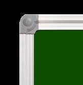 ZIELONE TABLICE MAGNETYCZNE ŚCIERALNE RAMA ALUMINIOWA CLASSIC Zielone tablice magnetyczne przeznaczone do pisania kredą.