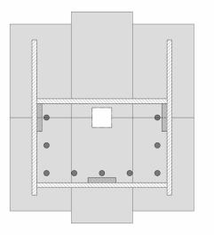 4.2. Wykonanie modeli Modele badawcze wykonano w specjalnie zaprojektowanej formie drewniano-stalowej. Deskowanie składało się z dolnej użebrowanej stalowej płyty (o wymiarach 3.00 3.