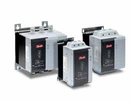VLT Compact Starter MCD 200 Rodzina softstartów VLT Compact Starter MCD 200 firmy Danfoss to dwa modele MCD 201 i MCD 202 oferowane w zakresie mocy 7,5 110 kw.
