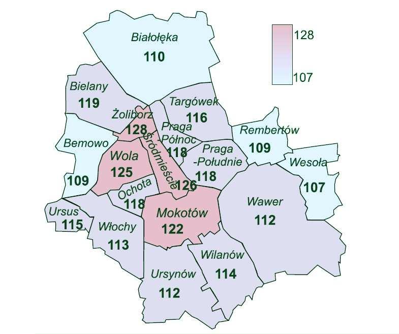 Liczba osób zamieszkujących Warszawę, w tym kobiety Na dzień 31.12.2010 r. w Warszawie było 930 tys.