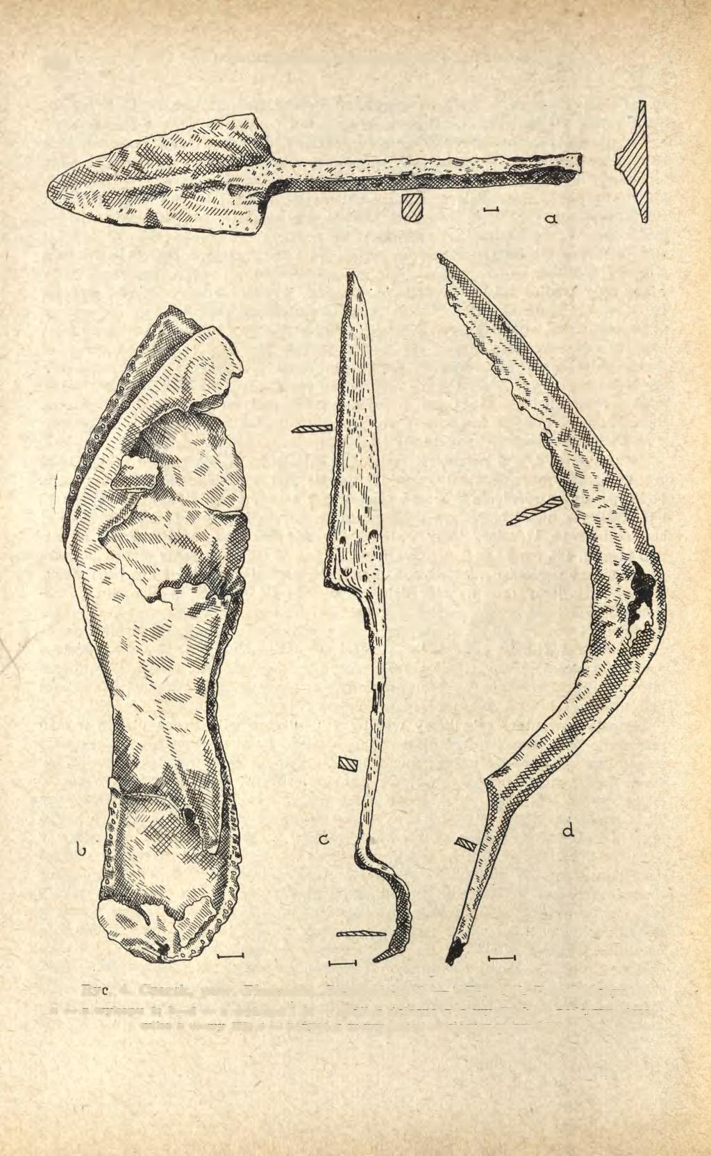 186 JADWIGA RAUHUTOWA Ryc. 4. Czersk, pow. Piaseczno. Stanowisko 1 Zamek".