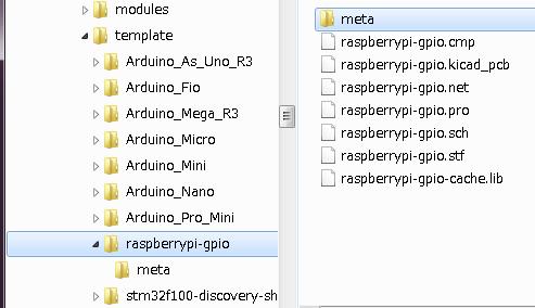 KiCad 13 / 14 All files and directories in a template are copied to the new project path when a project is created using a template, except meta.
