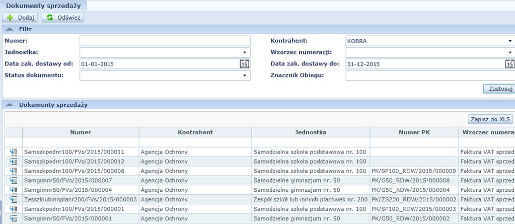 Dokumenty źródłowe Dokumenty źródłowe Dokumenty sprzedaży Program Finanse pozwala na rejestrację następujących dokumentów sprzedaży oraz ich korekt: faktur, pozostałych dokumentów (innych dokumentów