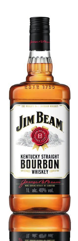 White, Red Stag, Apple Bourbon, 700 ml White Label to podstawowy, dojrzewający 4 lata bourbon Jim Beam,