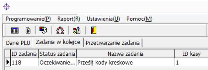 1. Odczyt i modyfikacja danych PLU w kasie Odczyt i modyfikacja danych odczytanych na bieżąco z kasy W Ustawieniach wcześniej należy wybrać właściwą kasę lub zmienić ten wybór w opcji