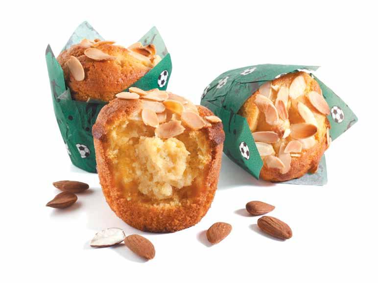 PROPOZYCJA PODANIA REKLAMA OGÓLNA Muffin pomarańczowy z nadzieniem migdałowym KOMPLET Pomarańczowe Soft 25 sztuk Ciasto pomarańczowe: KOMPLET Pomarańczowe Soft Nadzienie migdałowe: KOMPLET Nadzienie