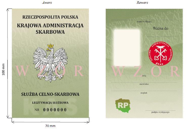 LEGITYMACJA SŁUŻBOWA FUNKCJONARIUSZA SŁUŻBY