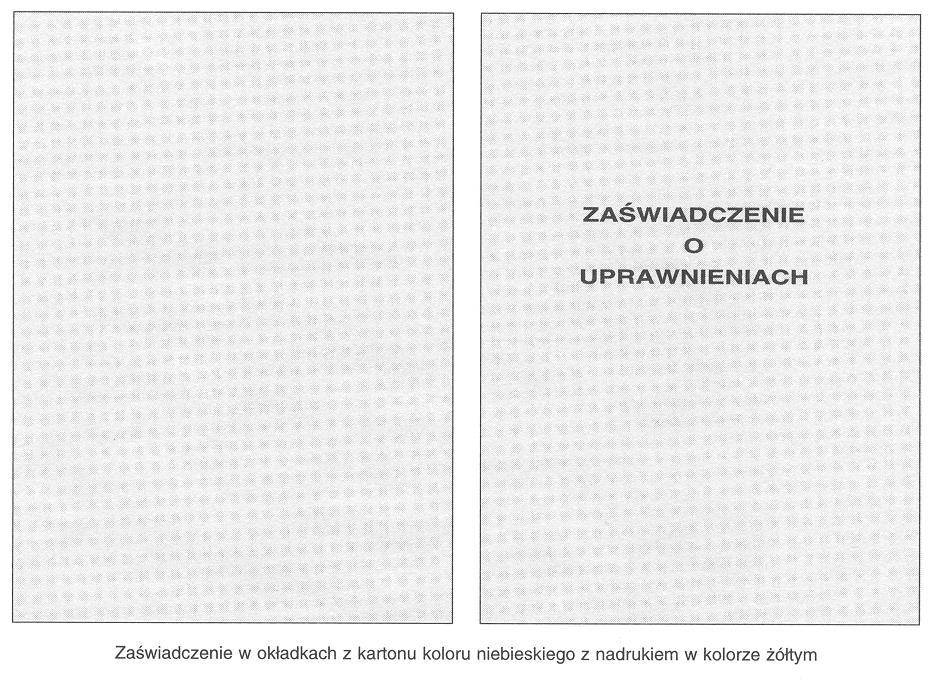 ZAŚWIADCZENIE O UPRAWNIENIACH wystawione przez Urząd do Spraw Kombatantów i Osób Represjonowanych Zaświadczenie w okładkach
