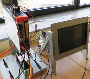 PLC u nit with touch panel Power Panel 5 - mas ter control ler The of the motor shaft read from the resolver unit, The actual velocity of the motor.