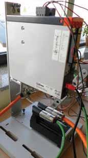 Otherwise the slider was protected from deadlock in the event of adverse forces. 3 2 Dither motor actual Fig. 6. The experimental stand Rys. 6. Stanowisko badawcze Inverter unit ACOPOS - slave controller Position x [step] - -2-3.