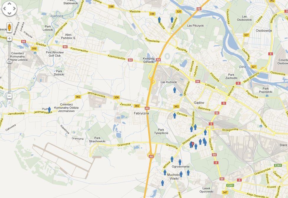 Spora grupa uczniów dojeżdżających rowerem / deklarujących chęć
