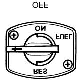 "OFF" (zamknięte) Przekręcaj kranik zawsze do położenia zamkniętego jeśli wyłączasz silnik na dłużej niż kilka minut.