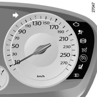 REGULATOR-OGRANICZNIK PRĘDKOŚCI: funkcja ogranicznika prędkości (1/3) 2 3 4 5 6 1 Ogranicznik prędkości jest funkcją pomagającą kierowcy w nieprzekraczaniu wybranej prędkości jazdy zwanej prędkością