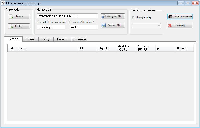 Separator dziesiętny używany w programie STATISTICA jest zgodny z separatorem ustawionym w systemie Windows.