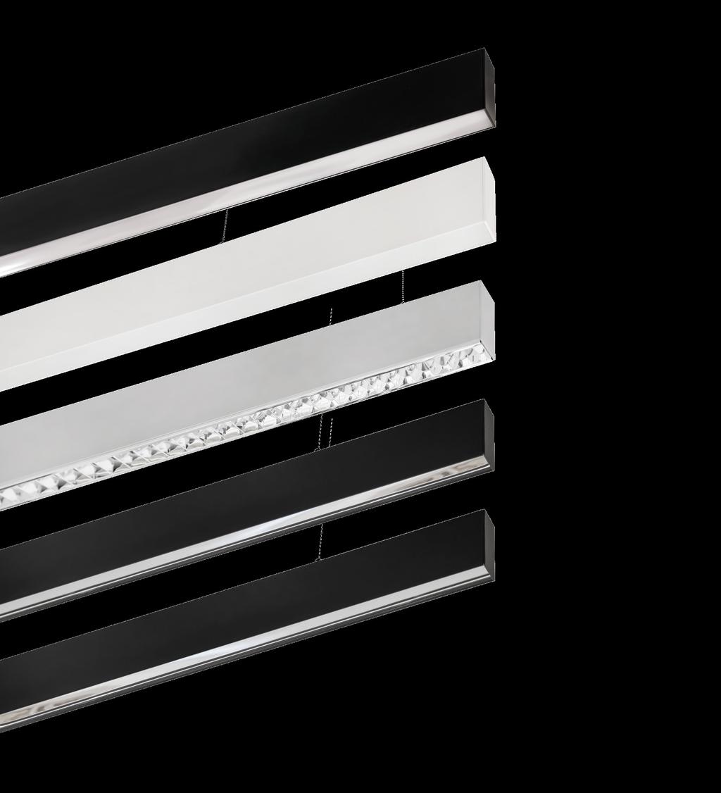professional LED luinaire P R O 2 3 4 5 Napięcie Voltage Stopień ochrony Ingress protection Teperatura pracy Working teperature Żywotność Lifespan Wyiary Diensions Sposób ontażu Mounting Materiał
