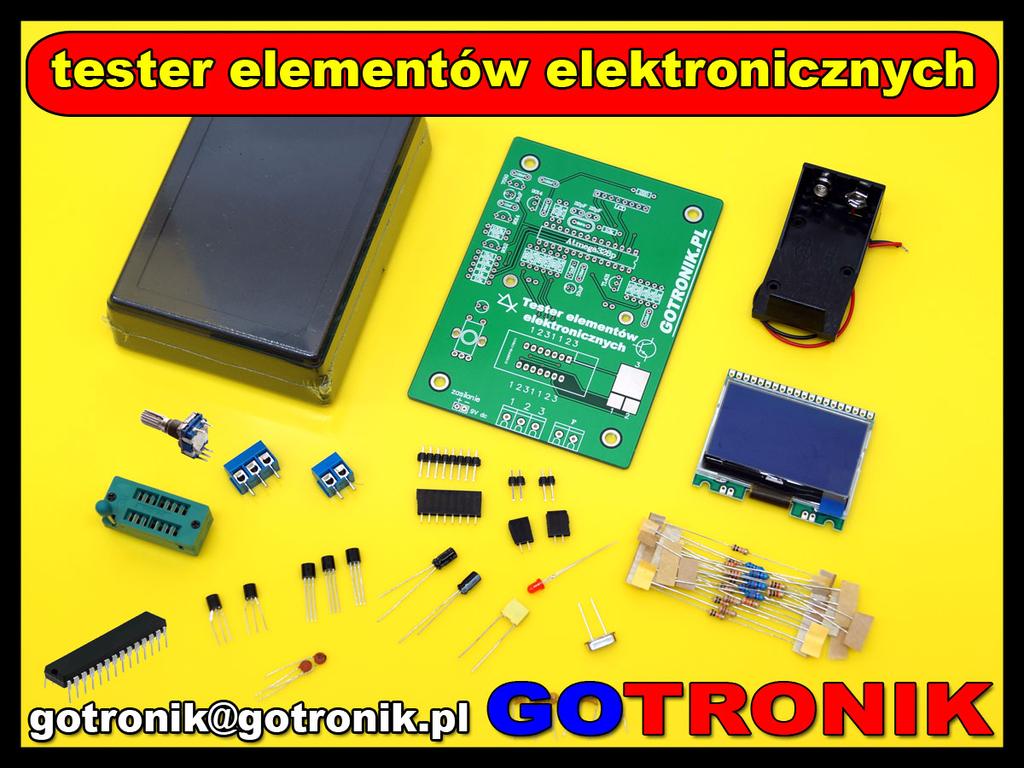 dane techniczne zestawu do samodzielnego mtażu ELEK-066: zestaw do samodzielnego mtażu typu KIT/DIY pofesjalnie wykana płytka dukowana PCB z soldemaską po pawidłowym mtażu zestaw działa (nie wymaga