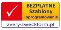 * Perfekcyjne połączenie materiałów, z których są wyprodukowane etykiety gwarantuje płynne przesuwanie etykiety w drukarce i chroni przed odrywaniem się etykiety od podłoża i pozostawania resztek