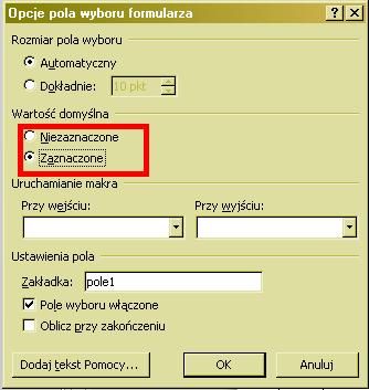Uwaga! Wszystkie deklarowane dokumenty muszą być przedłożone w dziekanacie razem z wydrukowanym i podpisanym wnioskiem.